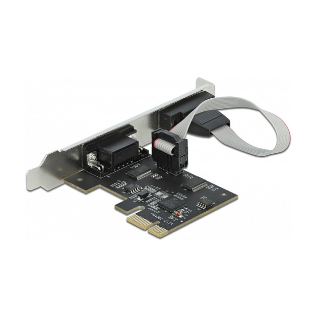 PCI Express kartica DELOCK 90001 (2x Serijski RS-232, Low Profile)-1