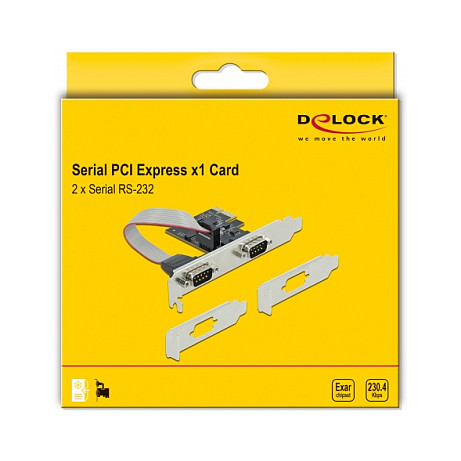 PCI Express kartica DELOCK 90001 (2x Serijski RS-232, Low Profile)-3