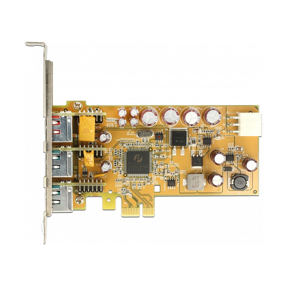 PCIe kartica DELOCK 89655 (2x PoweredUSB 12V, 1x PoweredUSB 24V, PCIe x1)-2