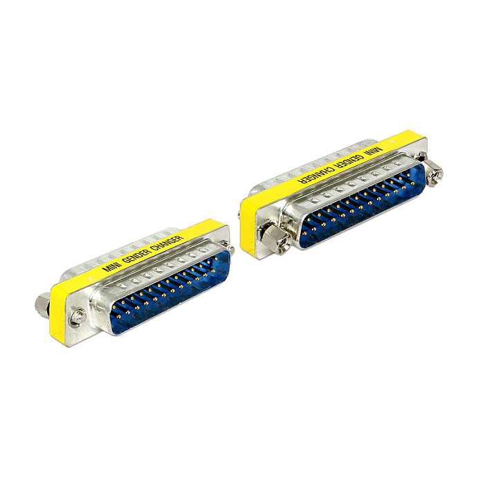 Adapter DELOCK 65482 Sub-D 25-pinski (M) na Sub-D 25-pinski (M)-0