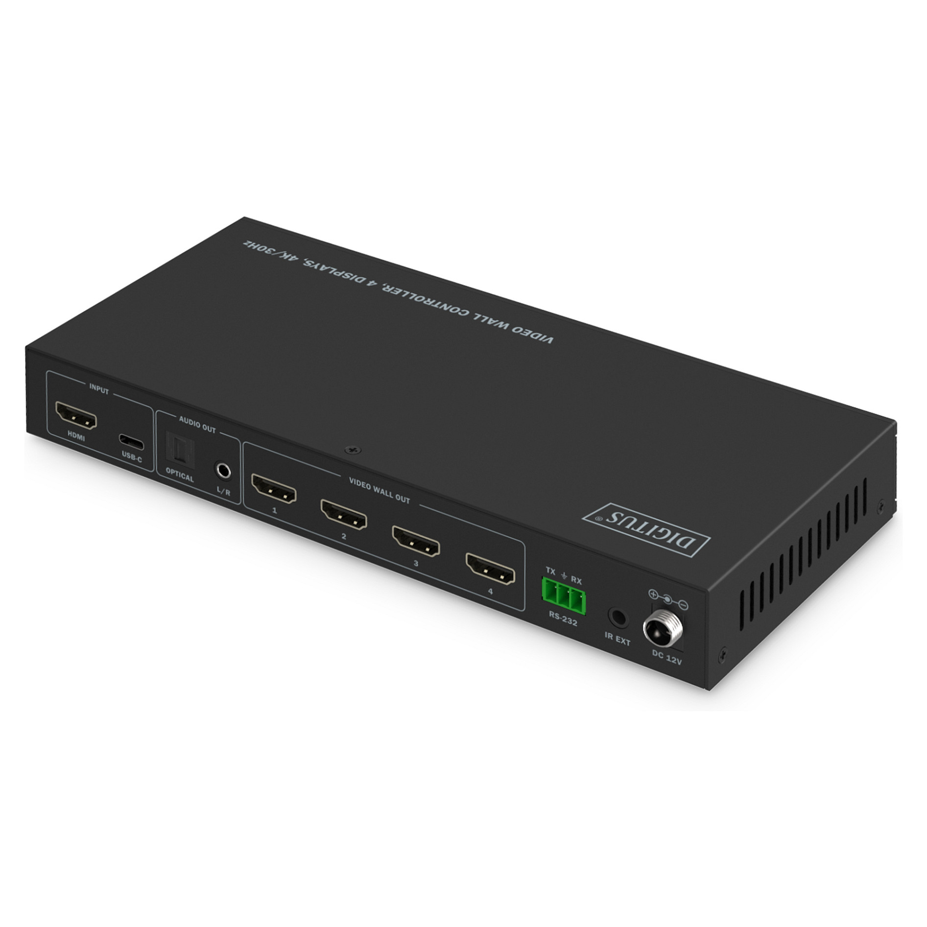 HDMI Video Wall kontroler DIGITUS DS-43309 (2x2, 4K/30Hz ulaz, 4x 1080p izlaz)-1