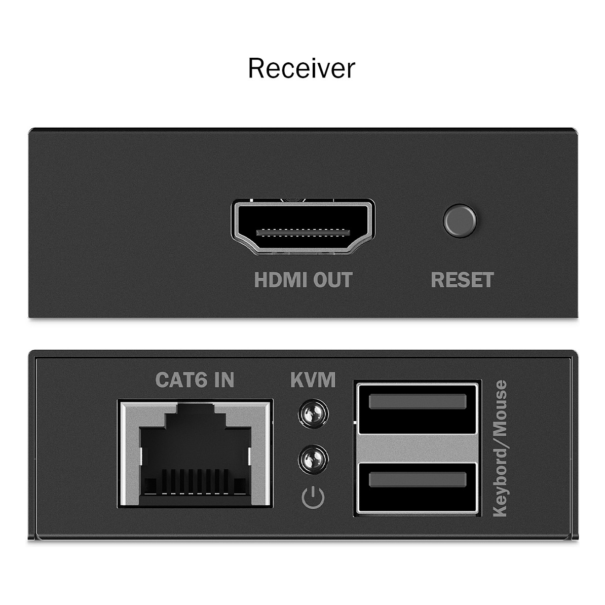 HDMI KVM Extender DIGITUS DS-55204 (4K/30Hz, do 70m, KVM, PoC)-1