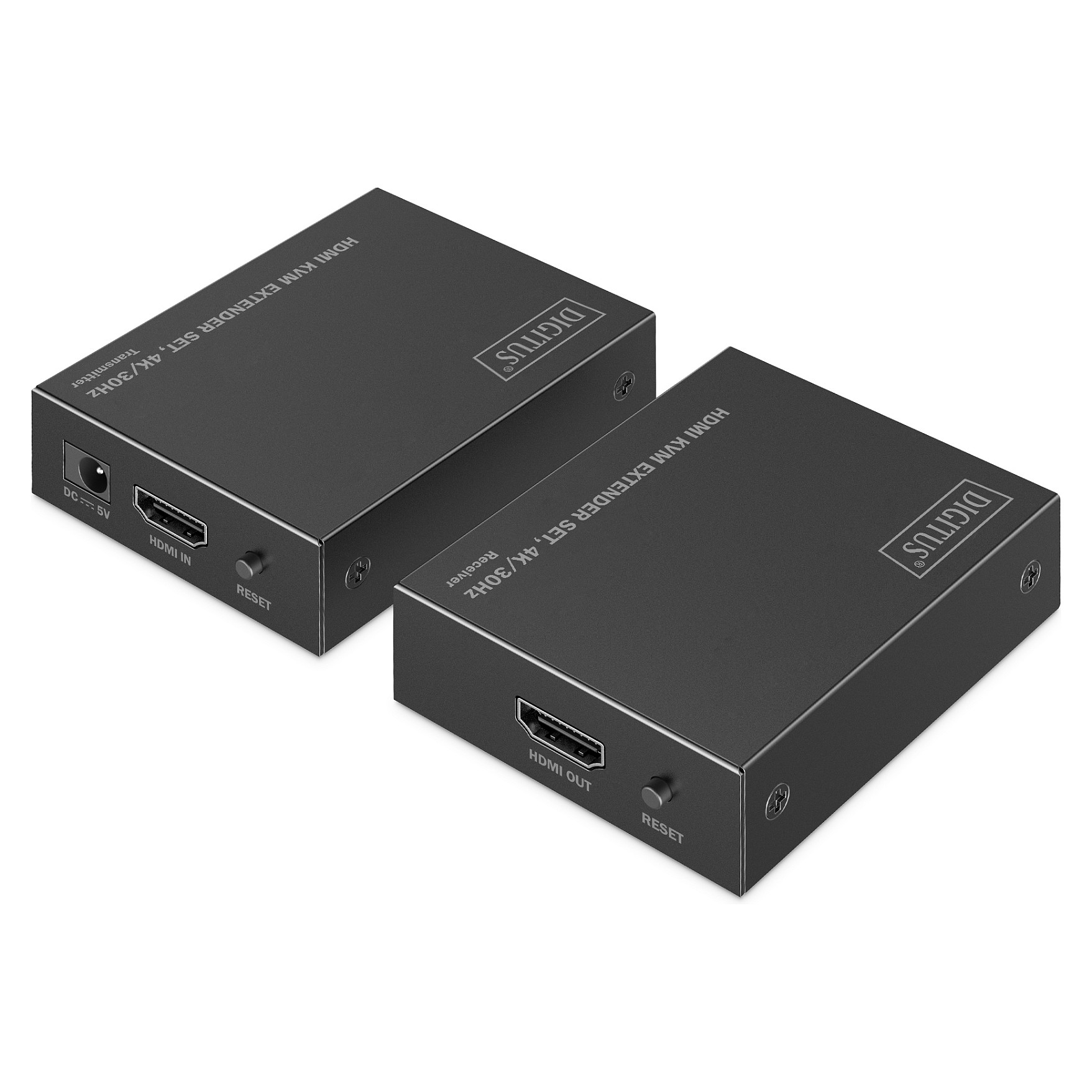 HDMI KVM Extender DIGITUS DS-55204 (4K/30Hz, do 70m, KVM, PoC)-3