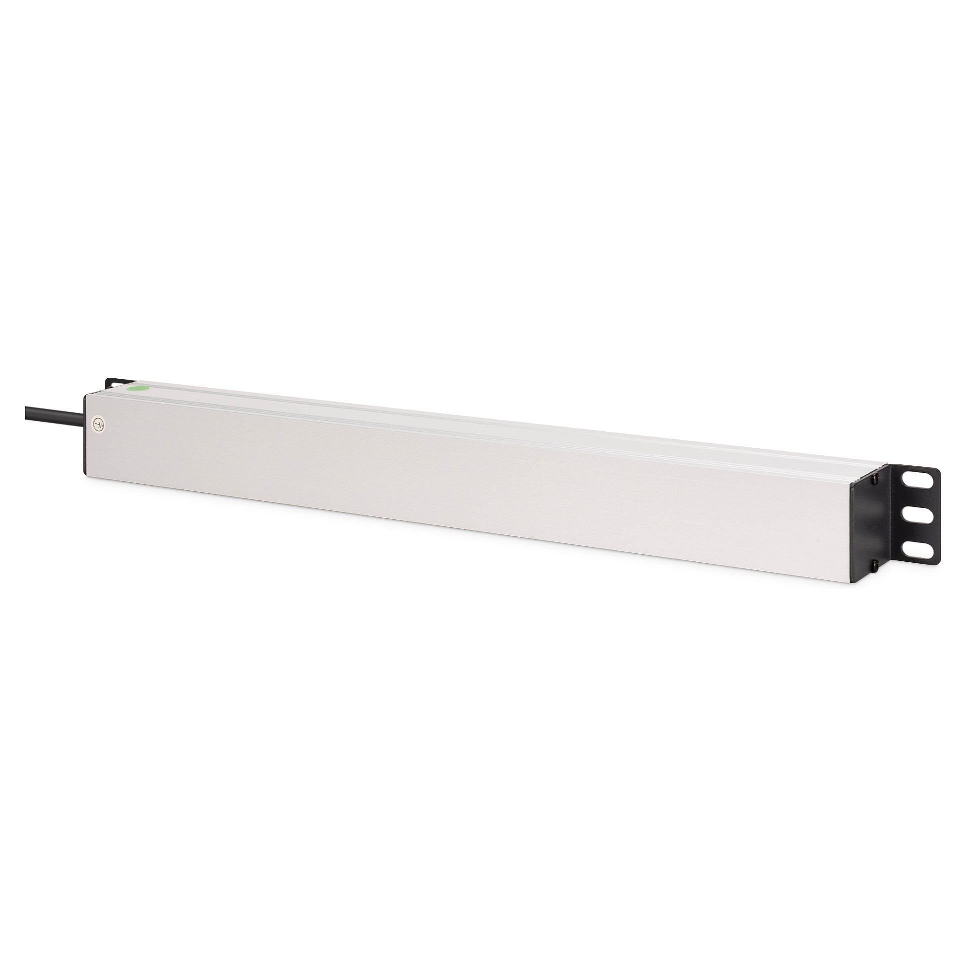 Letva s utičnicama za rack ormar DIGITUS 19" 1U (9x šuko, prekidač, 2m kabel, aluminij)-1