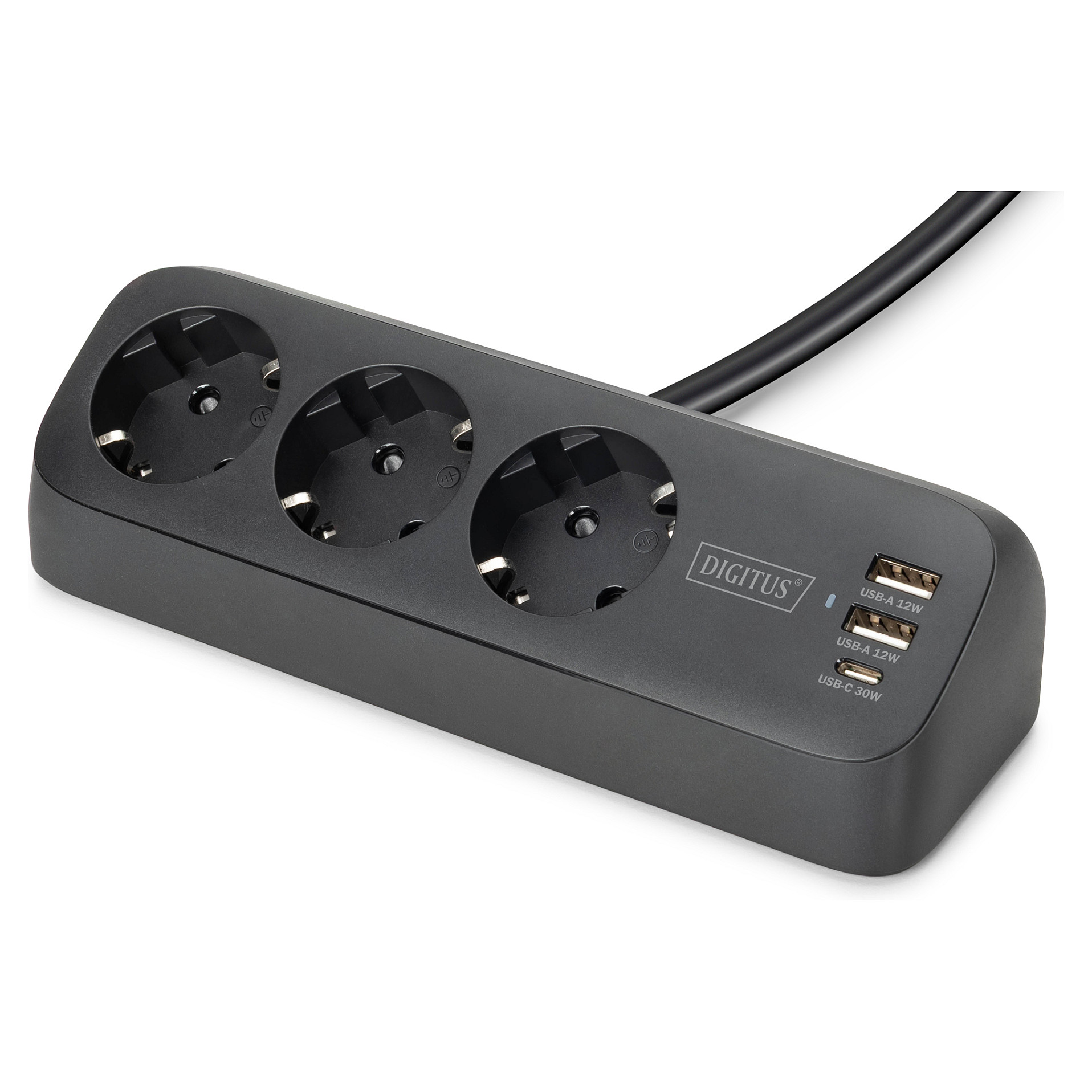 Produžni kabel DIGITUS DA-70622 (3x utičnice, 2x USB-A, 1x USB-C, 30W PD, 1.5m)-0