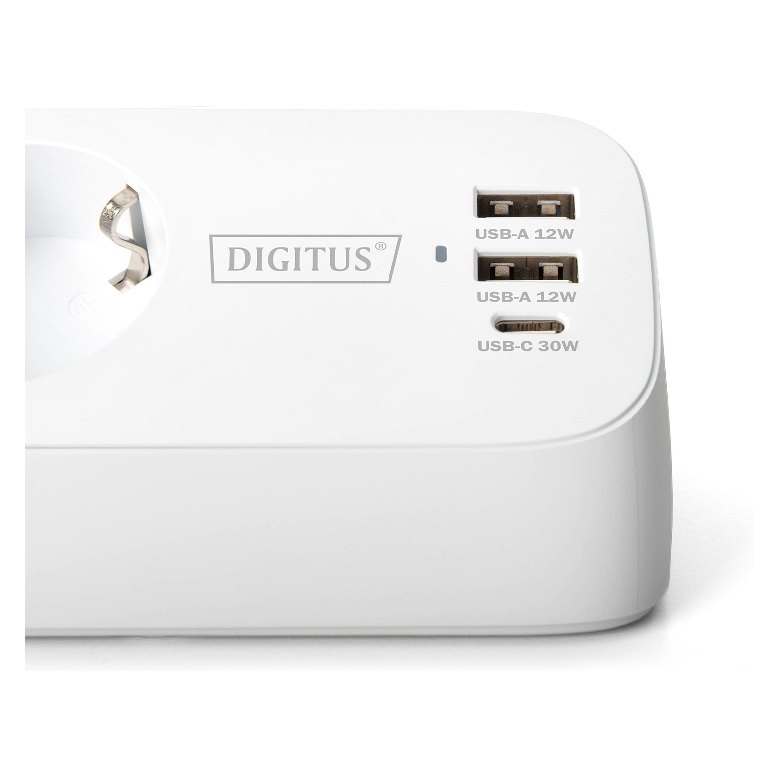 Letva s utičnicama DIGITUS DA-70621 (2x šuko, 2x USB-A, 1x USB-C PD 30W, 1.5m)-1
