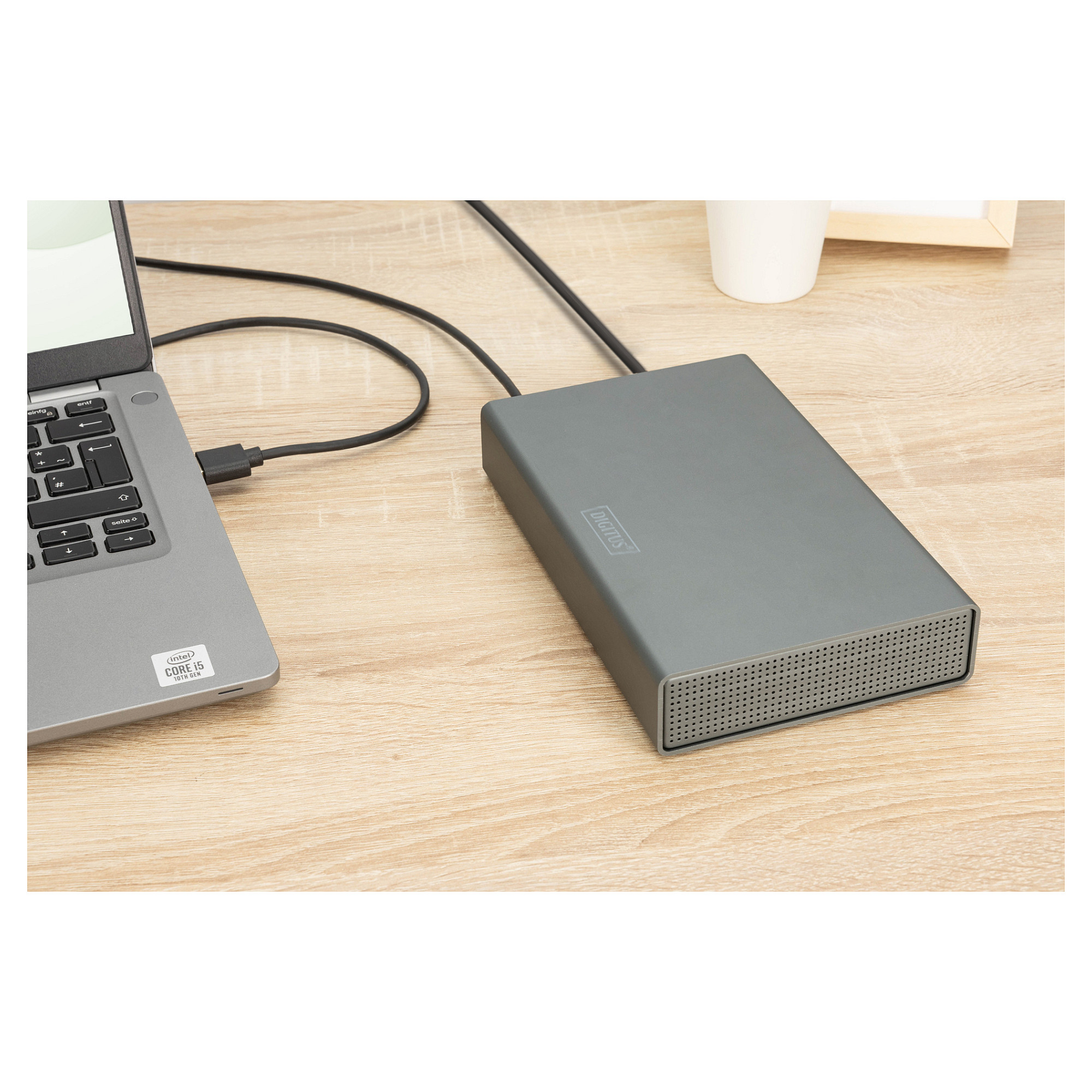 Eksterno kućište za disk DIGITUS DA-71106-1 (3.5"/2.5" SATA, USB 3.0, do 16TB, aluminijsko)-5