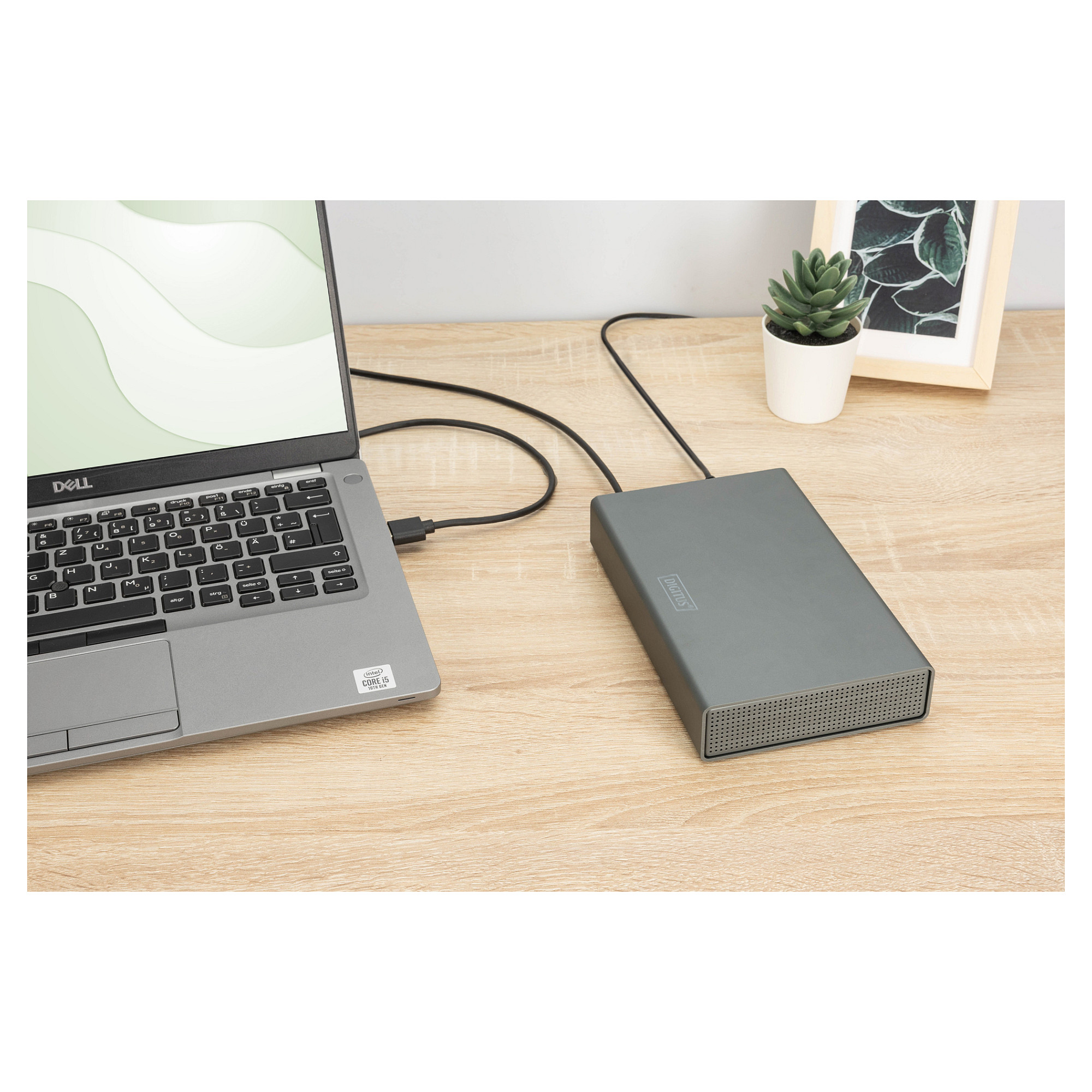 Eksterno kućište za disk DIGITUS DA-71106-1 (3.5"/2.5" SATA, USB 3.0, do 16TB, aluminijsko)-6