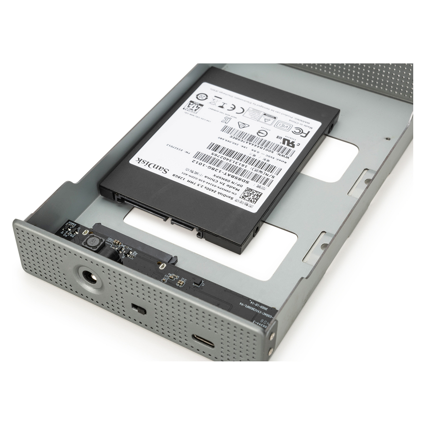 Eksterno kućište za disk DIGITUS DA-71106-1 (3.5"/2.5" SATA, USB 3.0, do 16TB, aluminijsko)-8