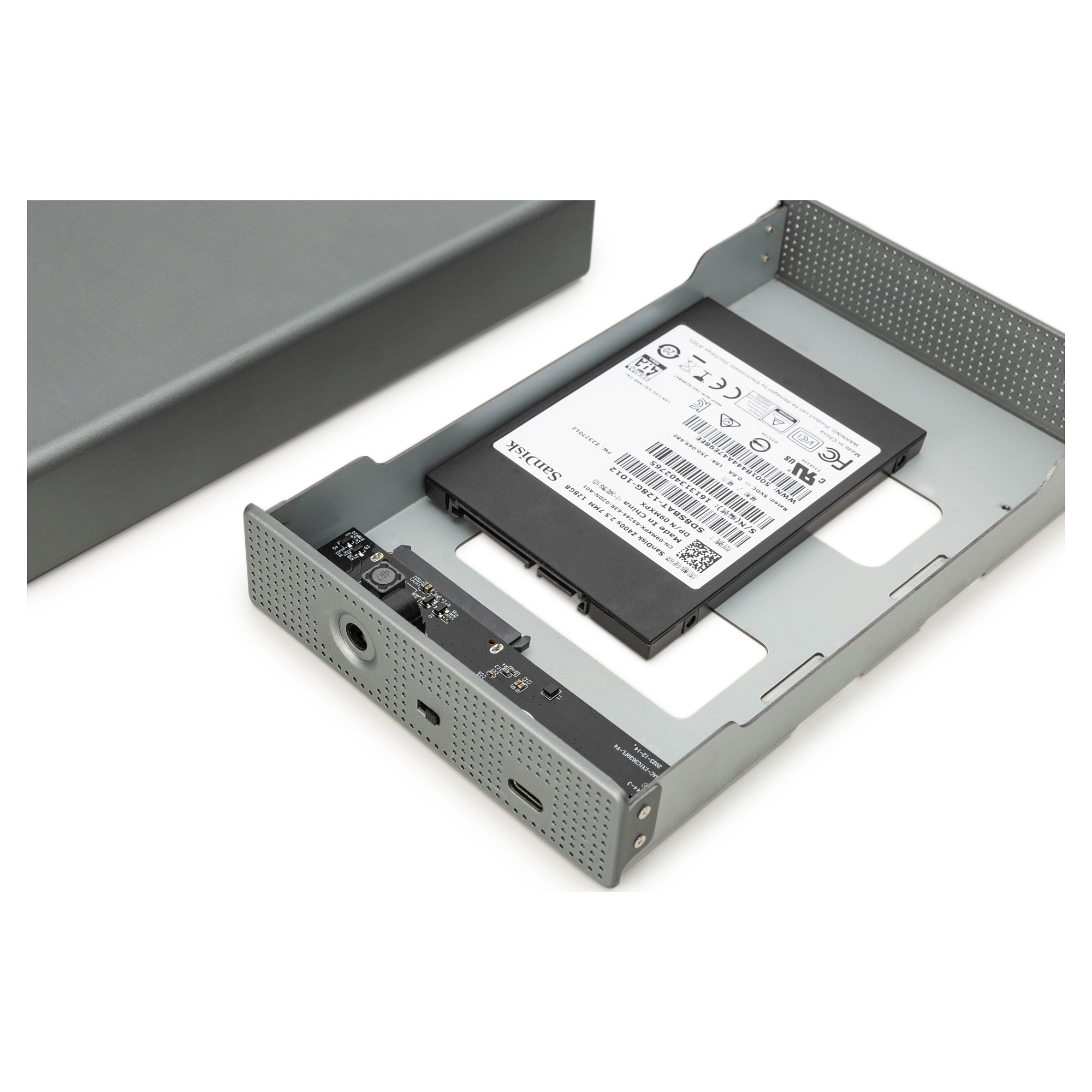 Eksterno kućište za disk DIGITUS DA-71106-1 (3.5"/2.5" SATA, USB 3.0, do 16TB, aluminijsko)-9