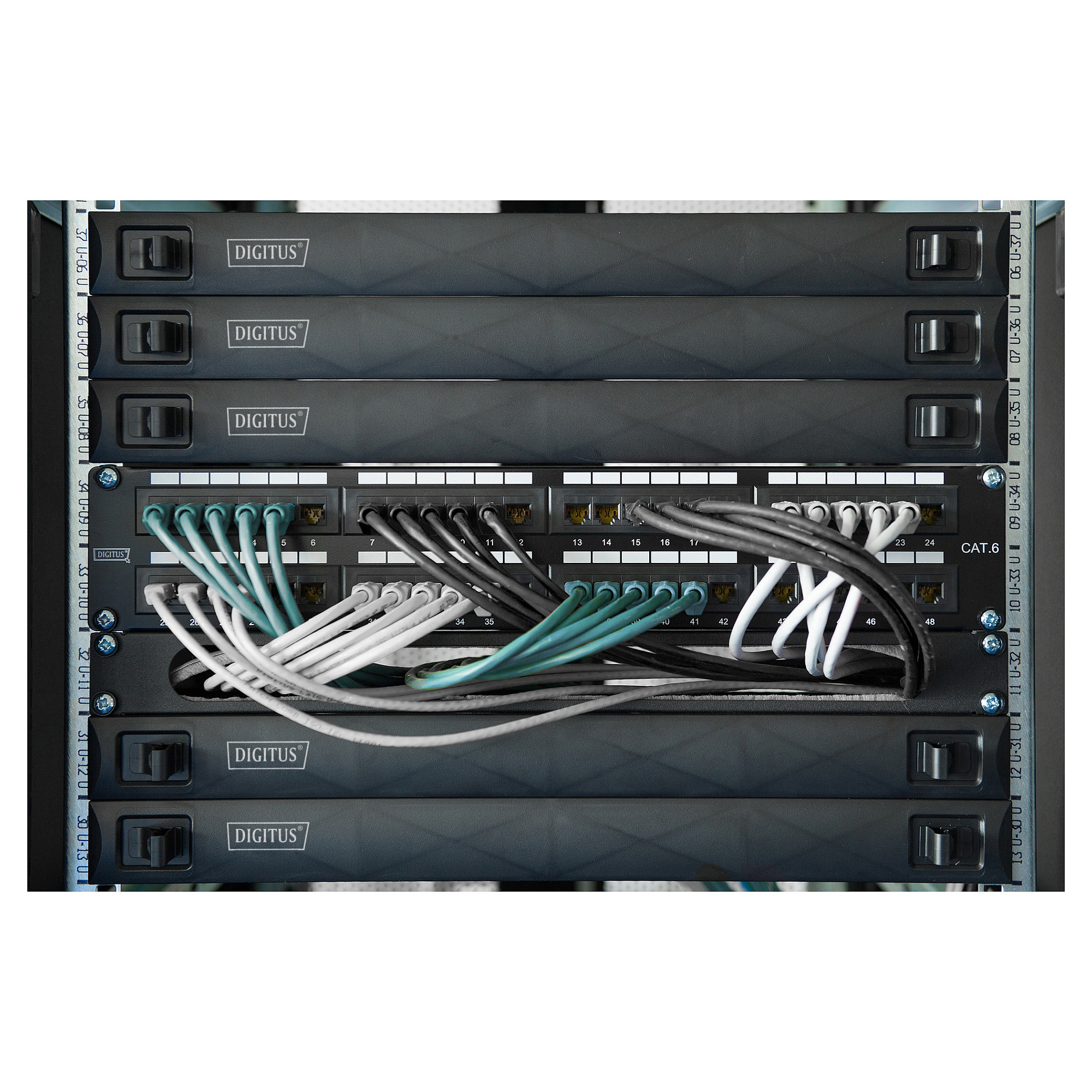 Keystone modul DIGITUS DN-93615-48 (Cat.6A, oklopljeni, 500 MHz, bez alata, set 48 kom)-1