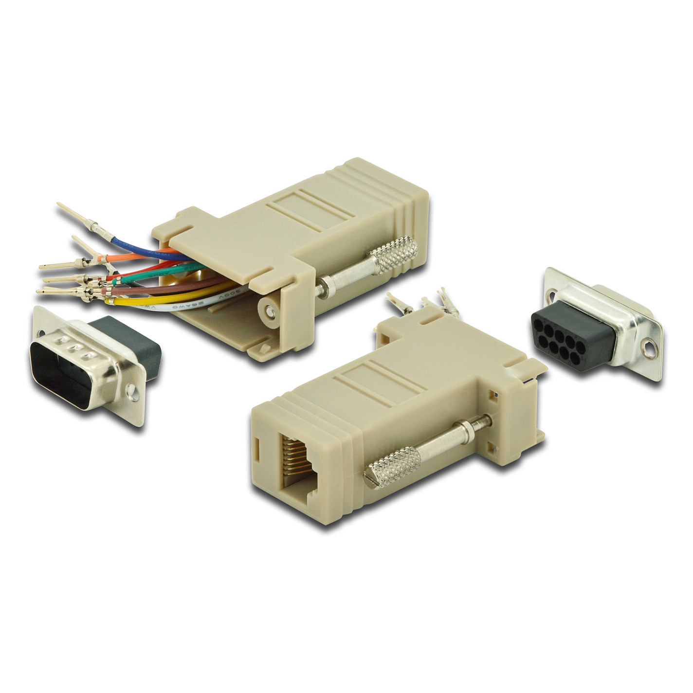 RS232 adapter DIGITUS DN-90001-1 (DB9 muški na RJ45 ženski, modularni)-0