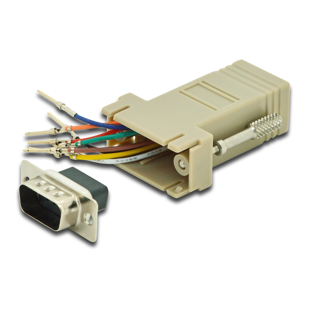 RS232 adapter DIGITUS DN-90001-1 (DB9 muški na RJ45 ženski, modularni)-1