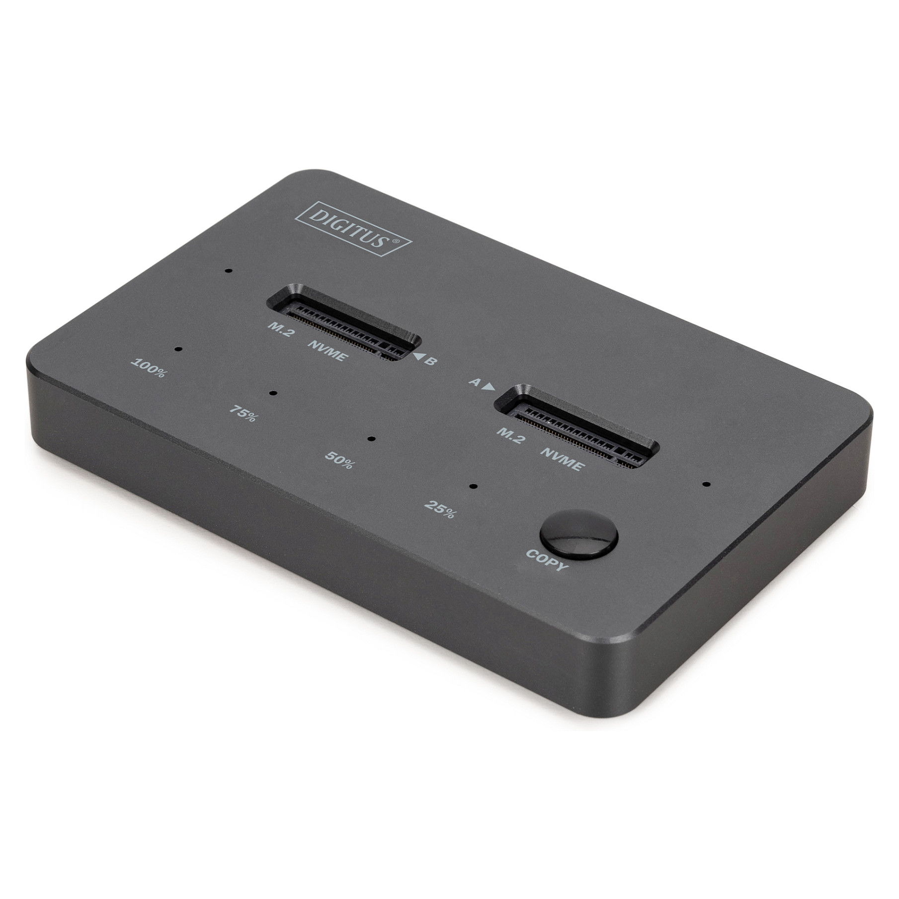 Klonirajuća stanica DIGITUS DA-70867 za M.2 NVMe SSD (USB-C 3.1 Gen 2, kloniranje bez računala)-0