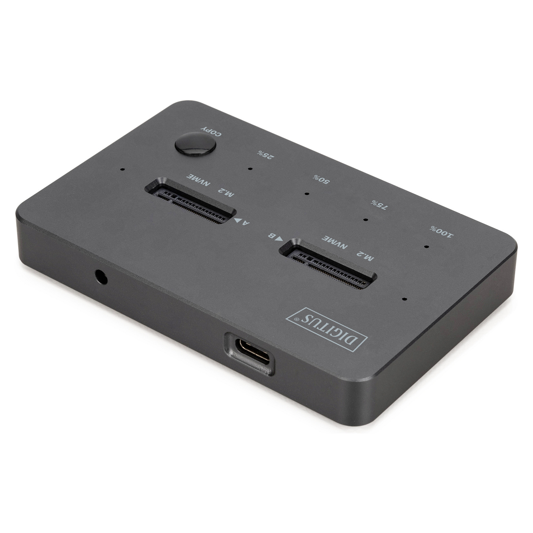 Klonirajuća stanica DIGITUS DA-70867 za M.2 NVMe SSD (USB-C 3.1 Gen 2, kloniranje bez računala)-3