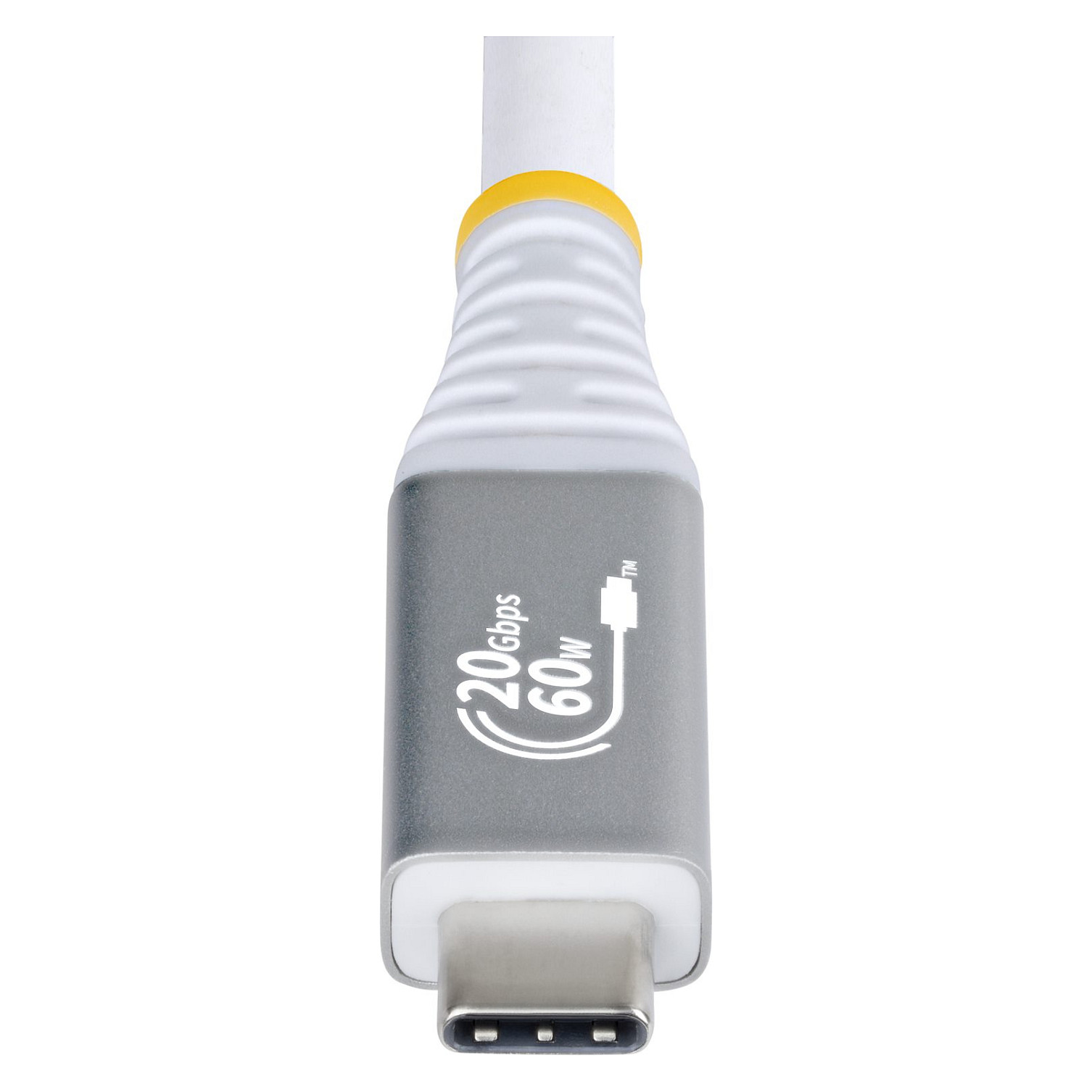 USB-C kabel STARTECH.COM USB420C3MW (3m, USB4, 20Gbps, 60W PD, 8K 60Hz, bijeli)-3