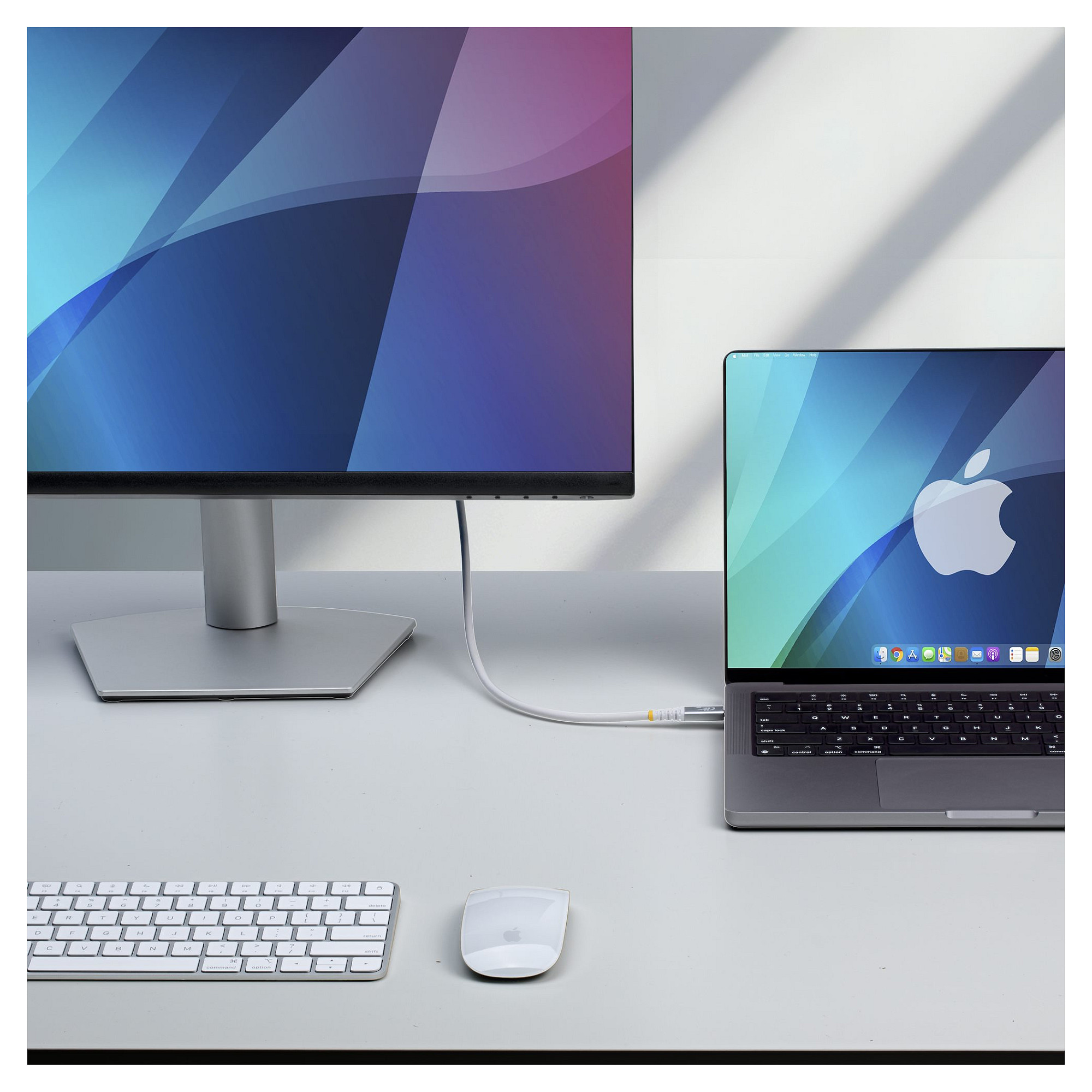 USB-C kabel STARTECH.COM USB420C3MW (3m, USB4, 20Gbps, 60W PD, 8K 60Hz, bijeli)-4
