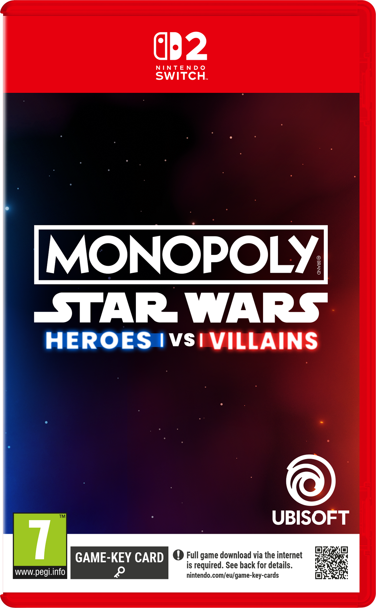 Igra za NINTENDO Switch 2 Monopoly Star Wars - Heroes VS Villains (CODE IN A BOX) PREORDER
