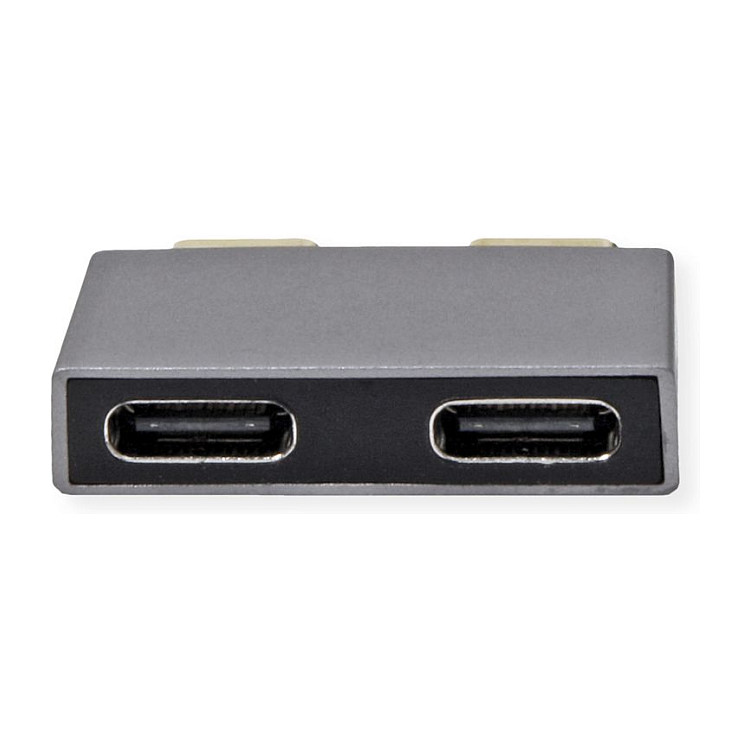 USB-C adapter ROLINE Spojnica (USB-C na USB-C, Ž/Ž), USB 3.2 Gen 2, 10 Gbit/s, Srebrni-3
