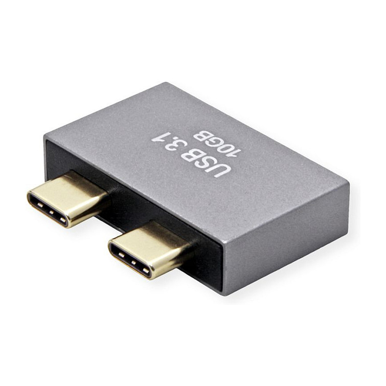 USB Hub ROLINE Dual C na USB-A + USB-C (USB 3.2 Gen 2, 10 Gbit/s, PD 100W)-3