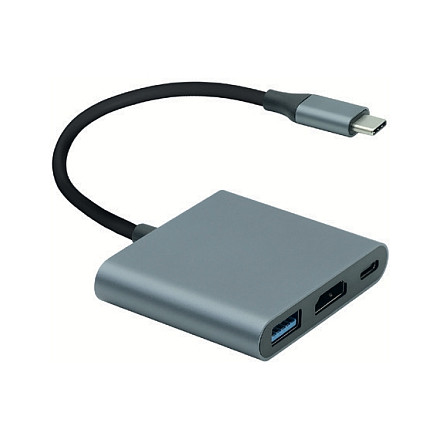 USB-C multiport adapter ROLINE (HDMI 4K@60Hz, USB 3.2, USB-C PD 100W)