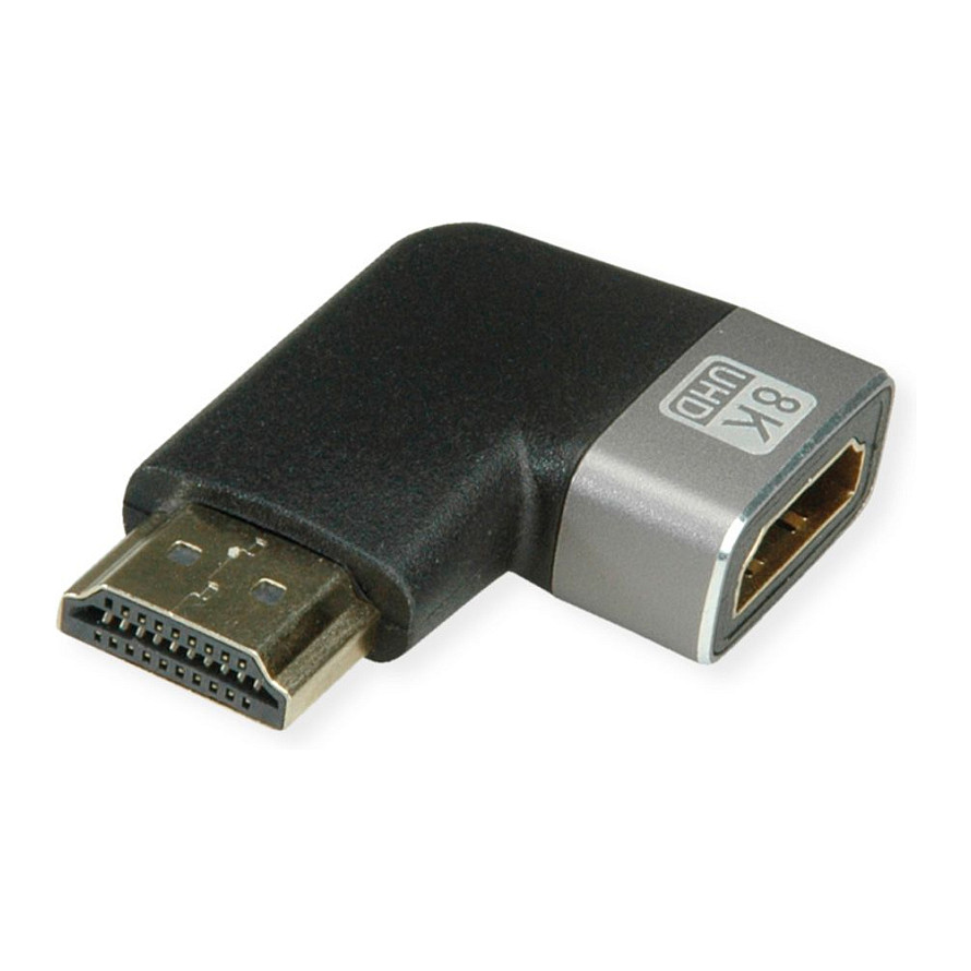 HDMI adapter ROLINE 12.03.3149 (8K@60Hz, 4K@120Hz, 90° kutni)