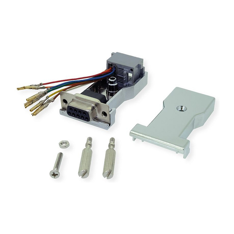Adapter ROLINE DB9 na RJ45 (ženski/ženski, modularni)
