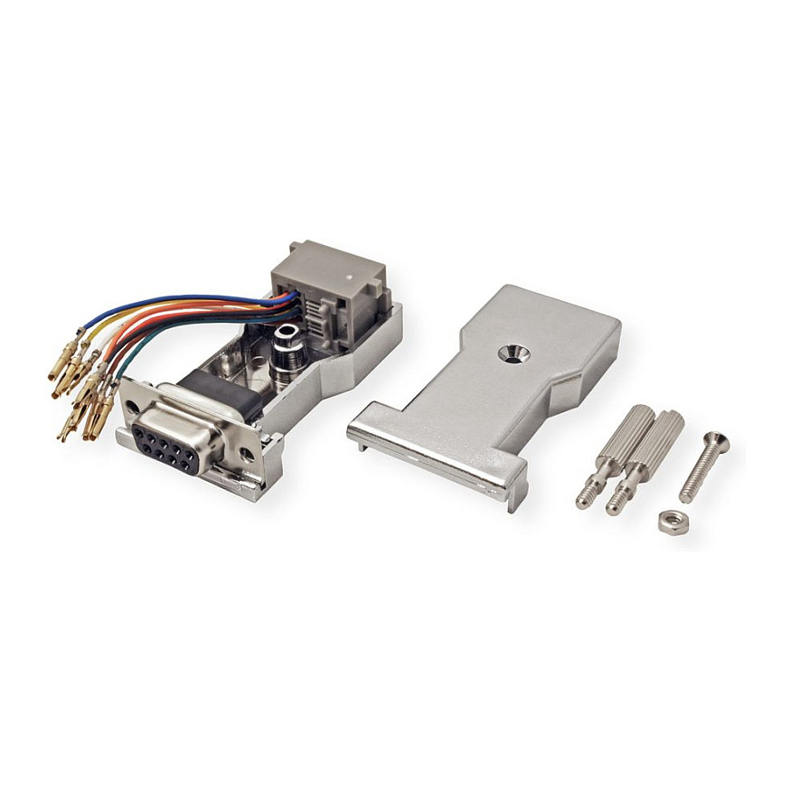 Adapter ROLINE DB9 na RJ45 (ženski/ženski, modularni)-2