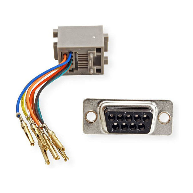 Adapter ROLINE DB9 na RJ45 (ženski/ženski, modularni)-4