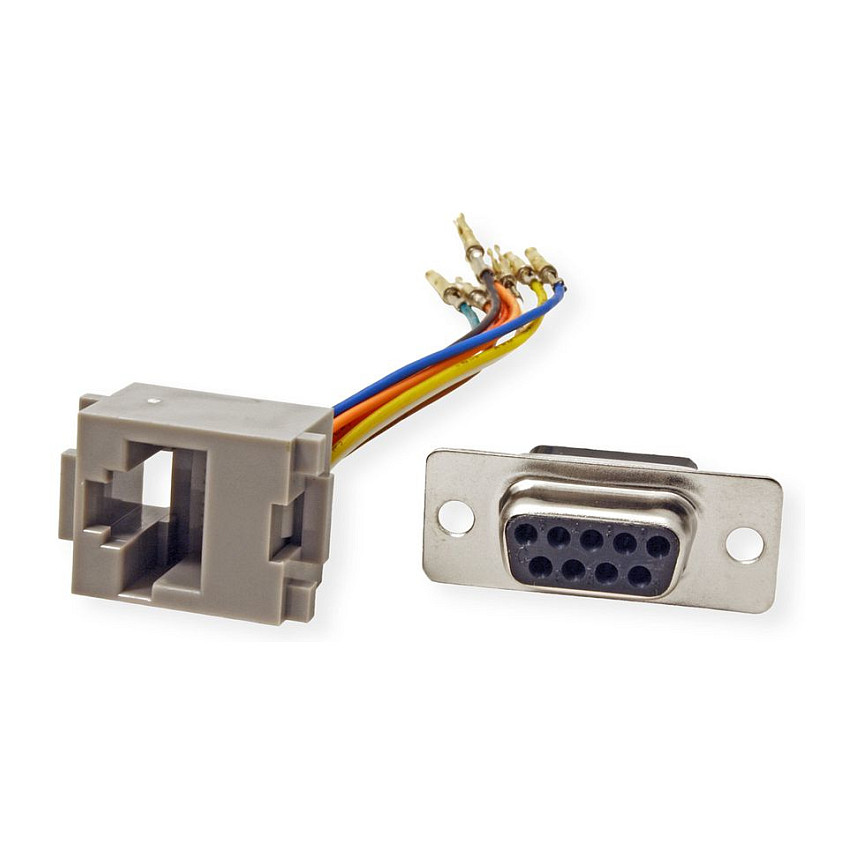 Adapter ROLINE DB9 na RJ45 (ženski/ženski, modularni)-5