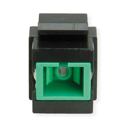 Keystone modul ROLINE LWL-Adapter SC/SC Simplex (Single Mode, OS2, APC)-1