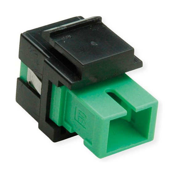 Keystone modul ROLINE LWL-Adapter SC/SC Simplex (Single Mode, OS2, APC)-2