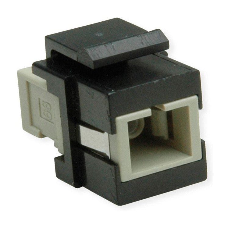 Keystone LWL Adapter ROLINE SC/SC Simplex (Multimode, OM2)