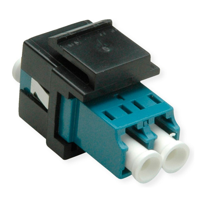 Keystone Adapter ROLINE LWL LC/LC Duplex, Single Mode, OS2-1