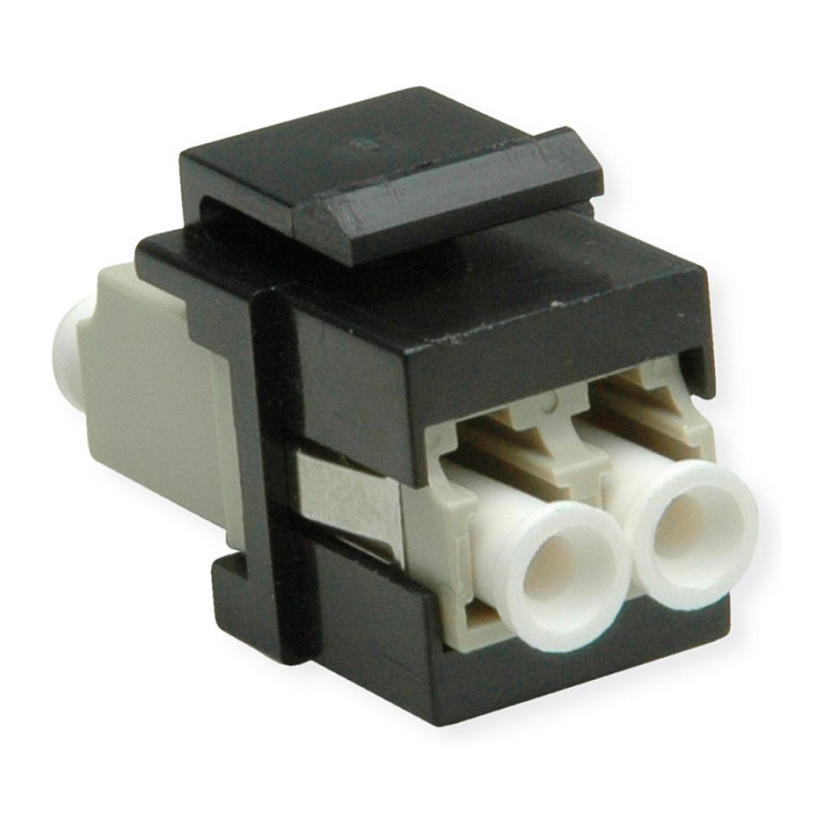 Keystone adapter ROLINE LWL LC/LC Duplex, Multimode, OM2