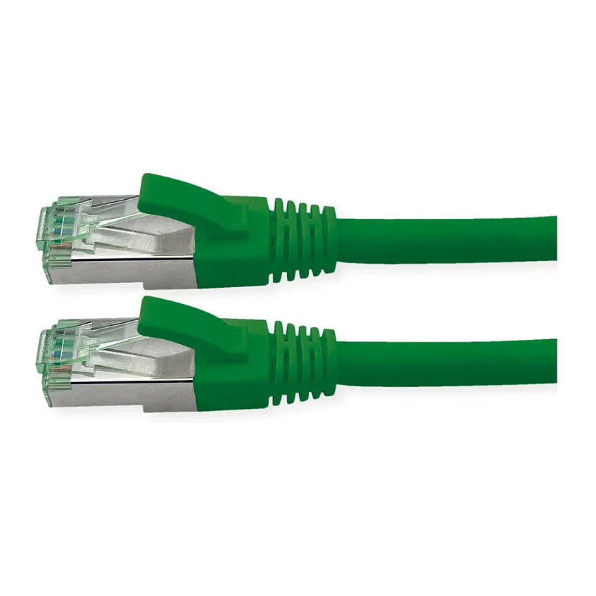 Mrežni kabel ROLINE Cat.6A S/FTP (PiMF), 0.3m, zeleni