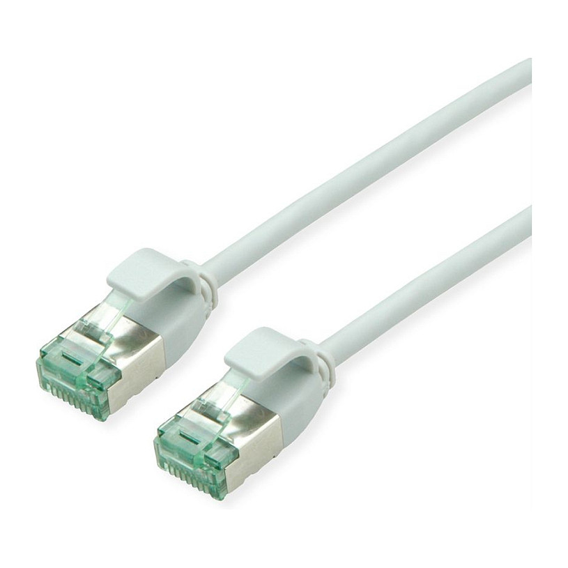 Mrežni kabel ROLINE U/FTP DataCenter Cat.6A Slim (0.15m, Sivi)-0