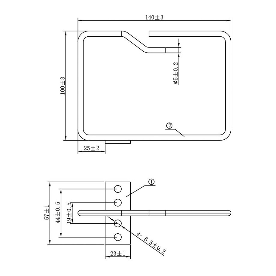 Kutija za kabele ROLINE Metalna 140x100 mm (prednji ulaz)-1
