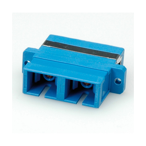 Fiber Optic Adapter ROLINE SC/SC Duplex (Single-Mode, Zirconia)