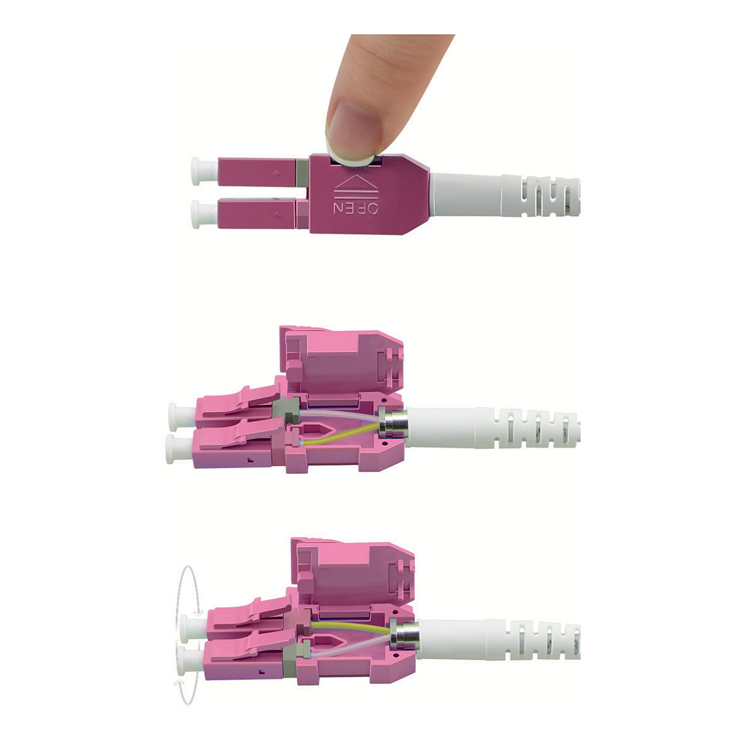 Optički kabel ROLINE Duplex 50/125µm OM4 (15m, LC/LC Uniboot)-1