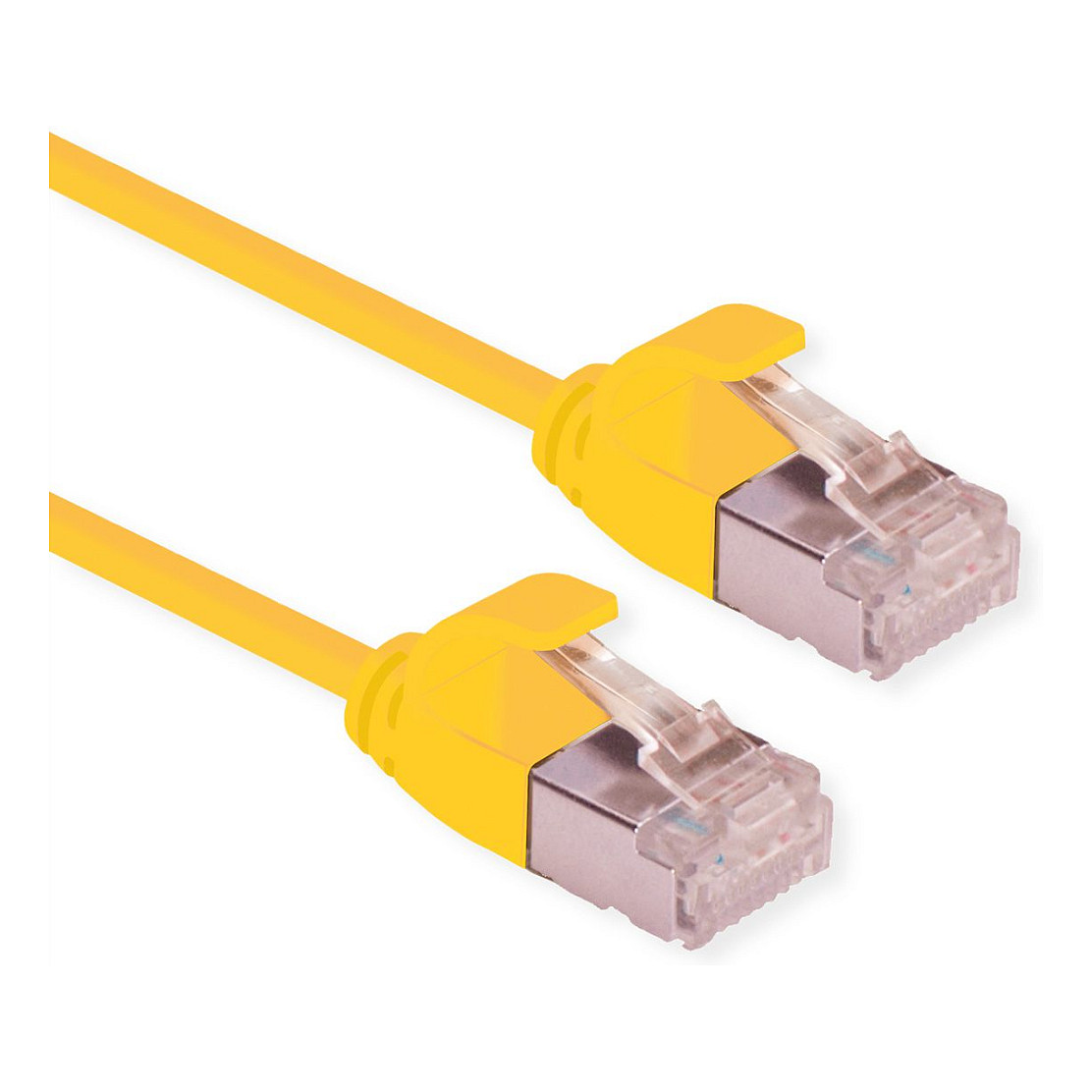 Mrežni kabel ROLINE U/FTP DataCenter Cat.6A (slim, LSOH, 0.3m, žuti)