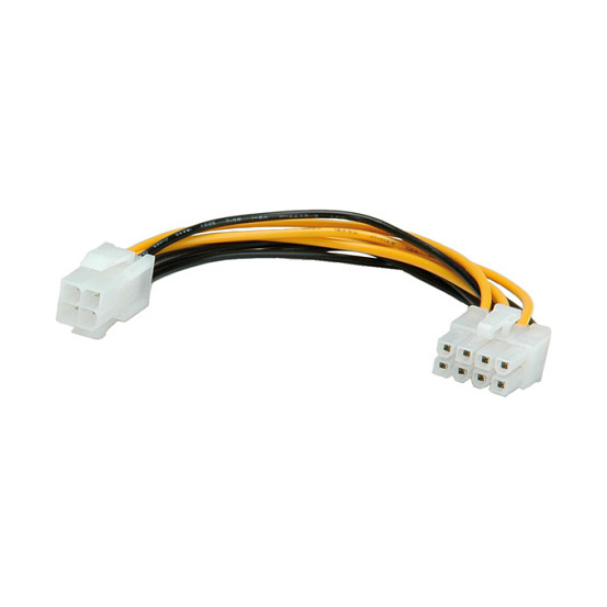 Adapter za napajanje ROLINE ATX12V P4 (4-pin ženski) na 8-pin EPS (muški), 0.15m