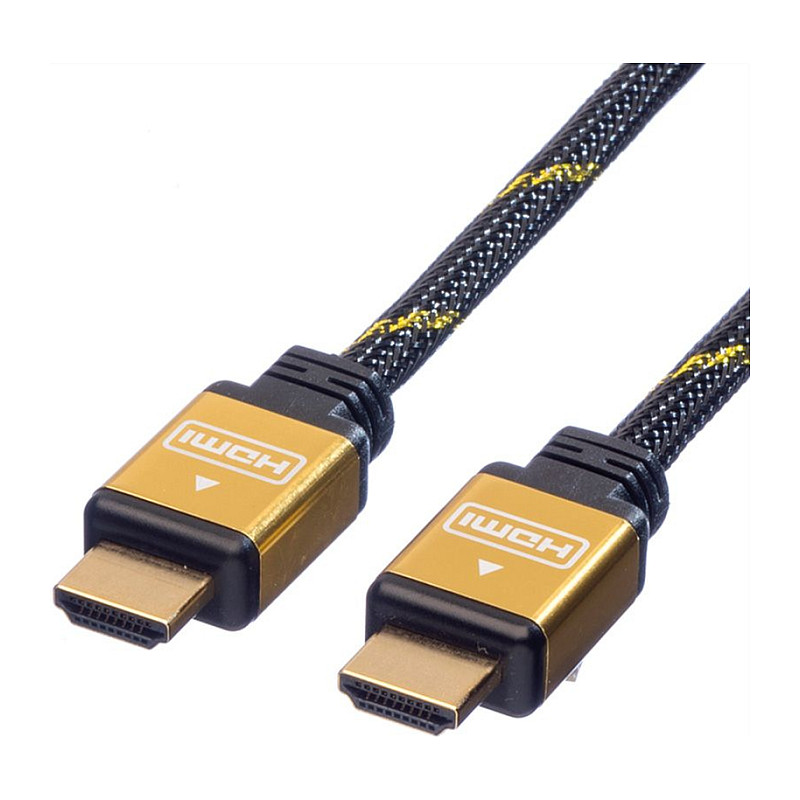 HDMI kabel ROLINE GOLD High Speed with Ethernet (1.5m, 4K@30Hz, pozlaćeni konektori)-0