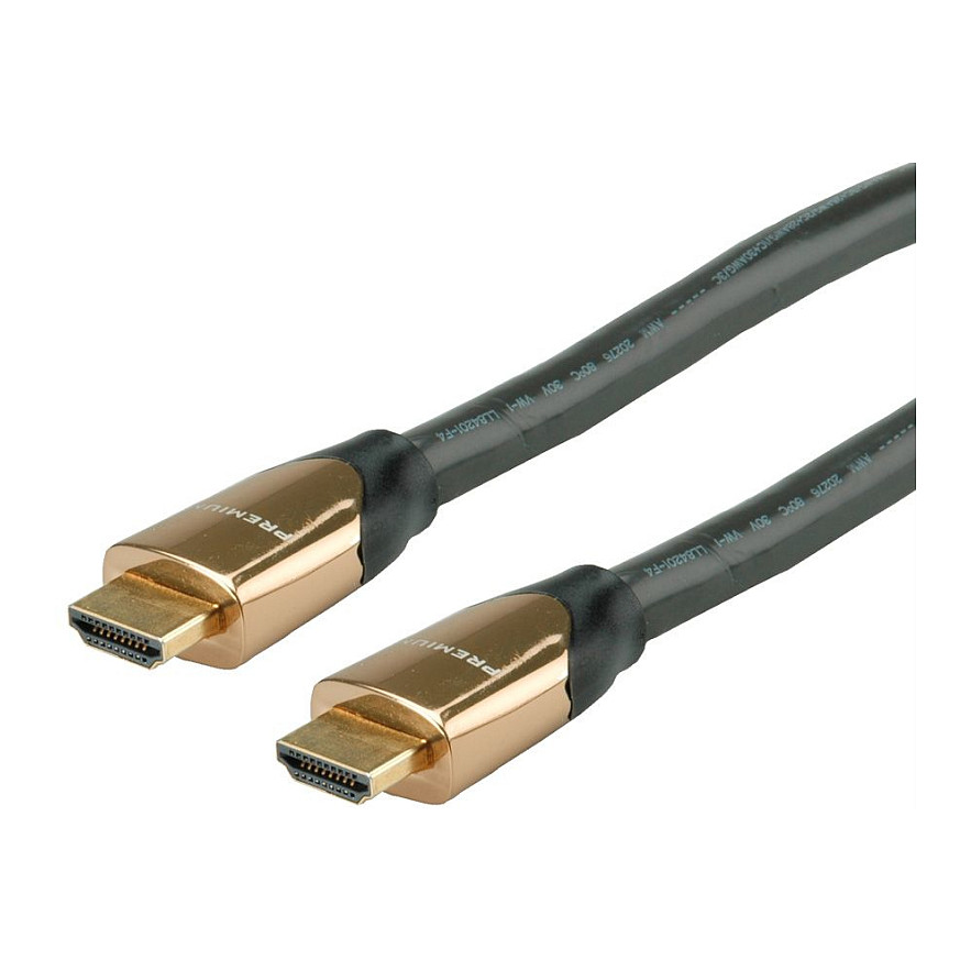 HDMI kabel ROLINE Premium 4K Ultra HD s Ethernetom (7.5m, 18 Gbit/s, ARC)