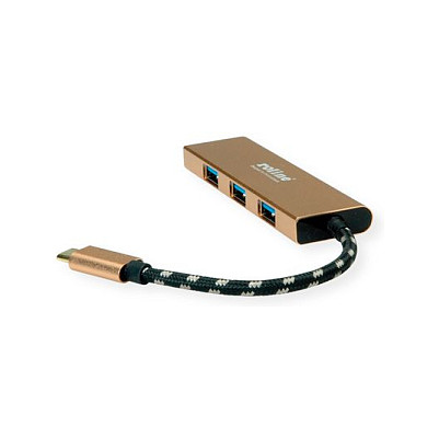 USB Hub ROLINE GOLD 4-portni (USB 3.2 Gen 1, USB-C priključak, 5 Gbit/s)-1