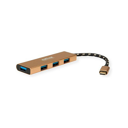 USB Hub ROLINE GOLD 4-portni (USB 3.2 Gen 1, USB-C priključak, 5 Gbit/s)-2