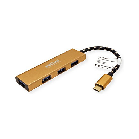 USB Hub ROLINE GOLD 4-portni (USB 3.2 Gen 1, USB-C priključak, 5 Gbit/s)-3