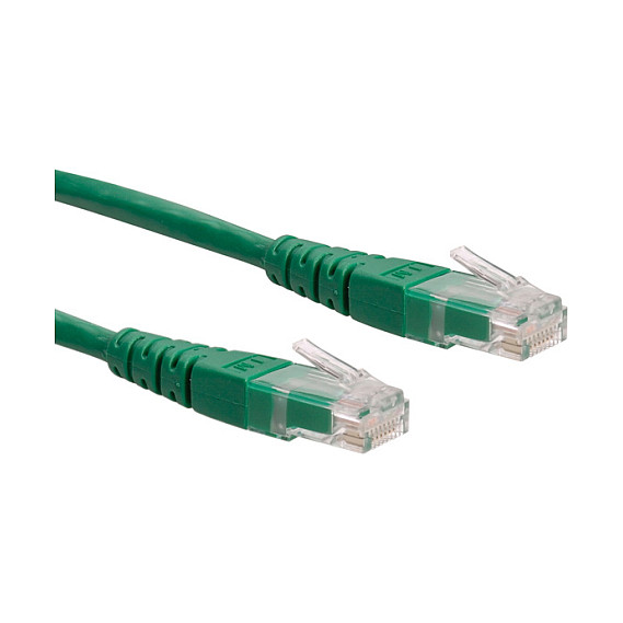 Mrežni kabel ROLINE UTP Patch Cat.6 (1m, zeleni)-0