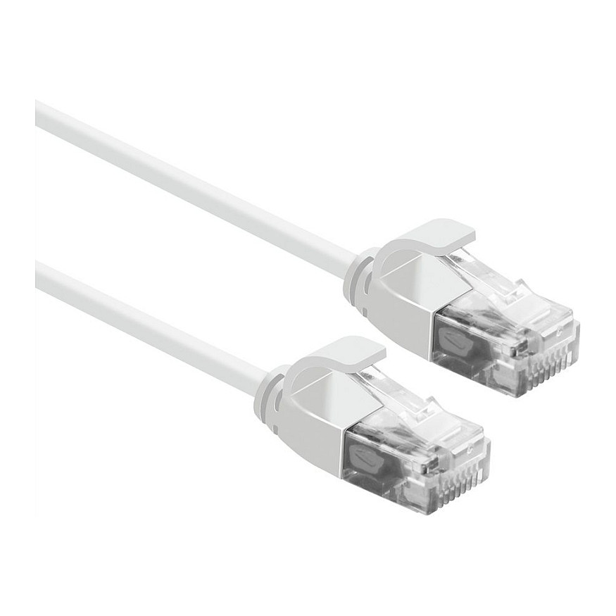 UTP Mrežni Kabel ROLINE Cat.6A DataCenter Slim (1m, LSOH, bijeli)-0