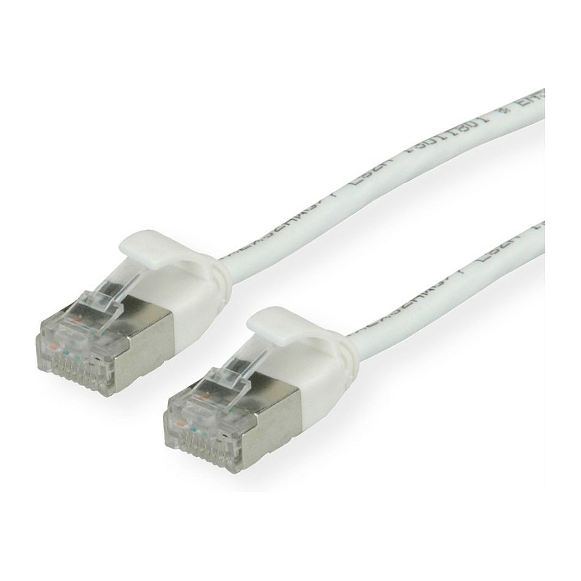 Mrežni kabel ROLINE U/FTP DataCenter Cat.6A (LSOH, slim, 0.3m, bijeli)-1
